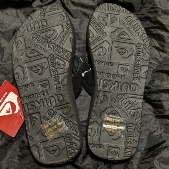 Quiksilver Youth Boys Size 3 Slippers - Picture 2 of 2